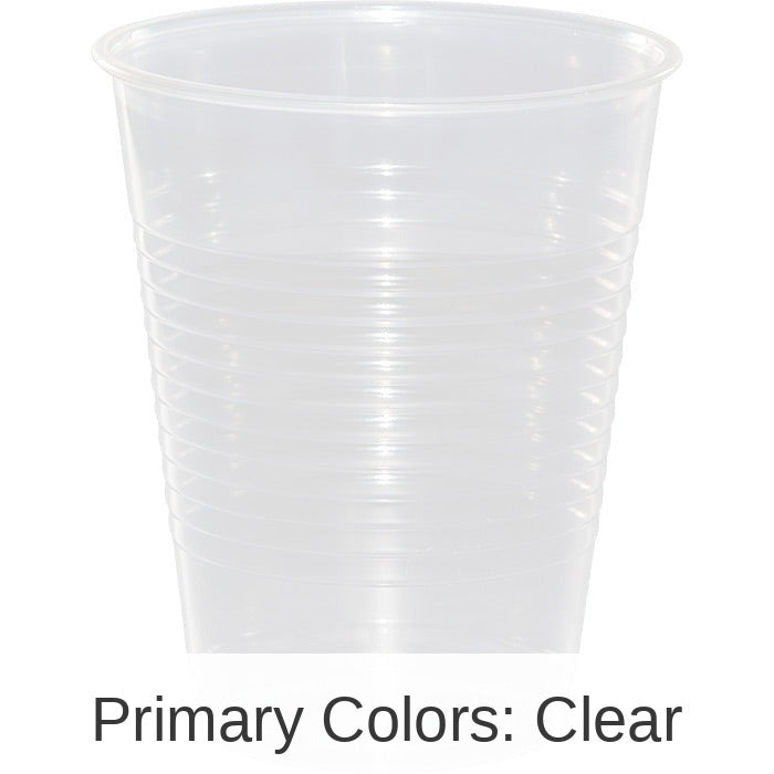 240/Case Bulk Clear 16 oz Plastic Cups