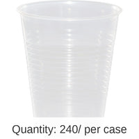 240/Case Bulk Clear 16 oz Plastic Cups