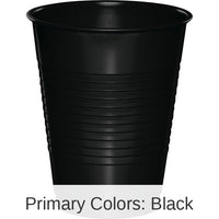 240/Case Bulk Black Velvet 16 oz Plastic Cups