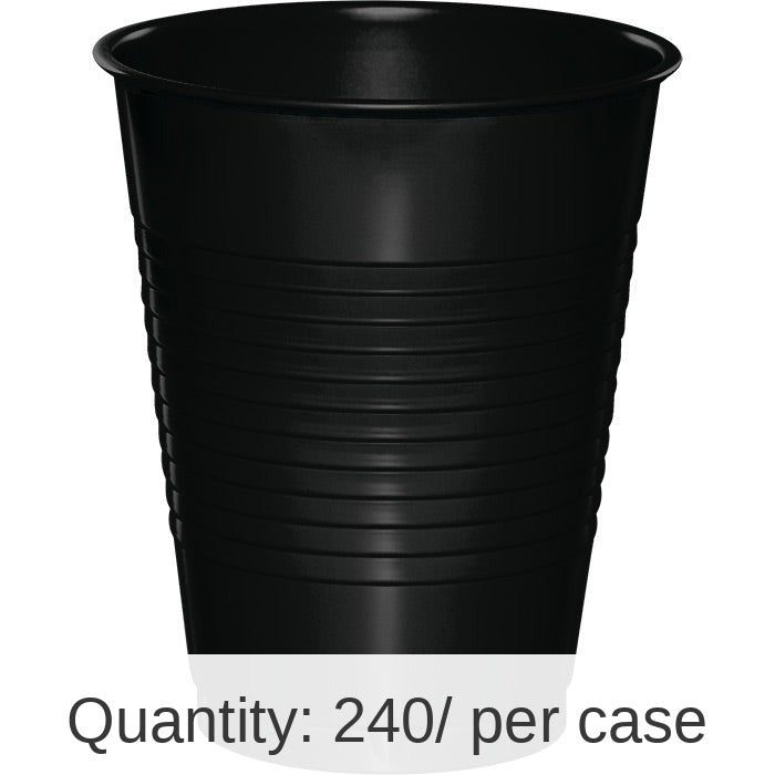 240/Case Bulk Black Velvet 16 oz Plastic Cups