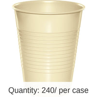 240/Case Bulk Ivory 16 oz Plastic Cups