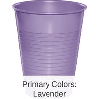 240/Case Bulk Luscious Lavender 16 oz Plastic Cups