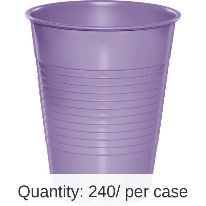 240/Case Bulk Luscious Lavender 16 oz Plastic Cups