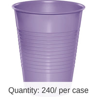 240/Case Bulk Luscious Lavender 16 oz Plastic Cups