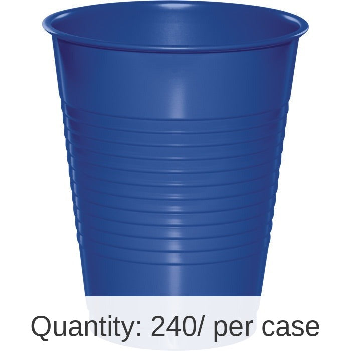 240/Case Bulk Cobalt Blue 16 oz Plastic Cups