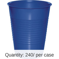 240/Case Bulk Cobalt Blue 16 oz Plastic Cups
