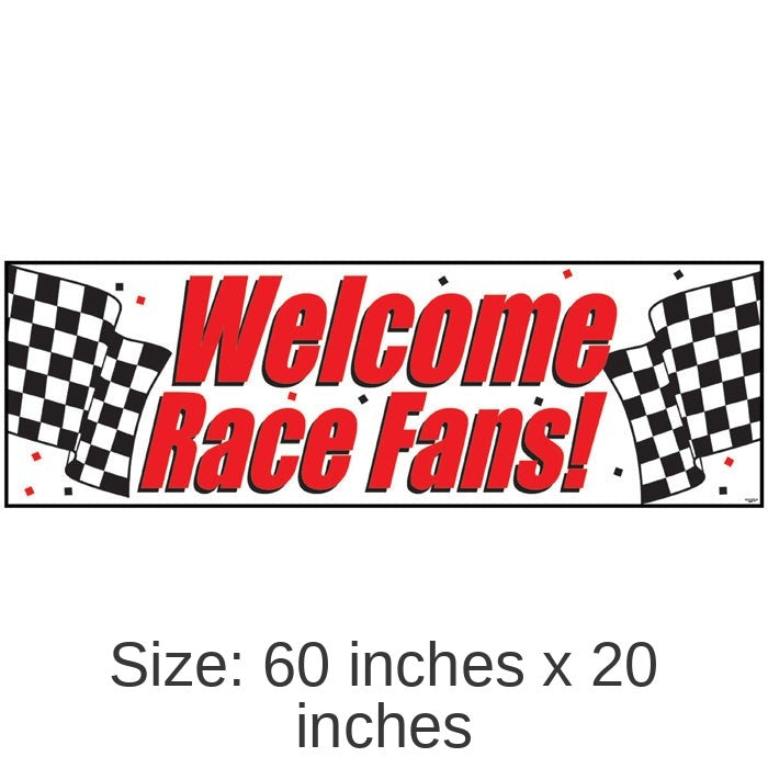 6/Case Bulk Racing Giant Party Banners