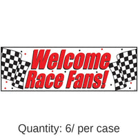 6/Case Bulk Racing Giant Party Banners