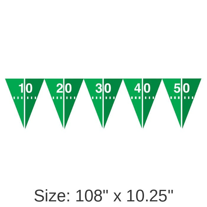 12/Case Bulk Football Field Flag Banners