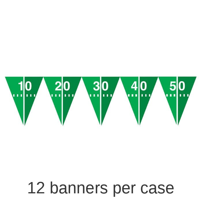 12/Case Bulk Football Field Flag Banners