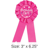 12/Case Bulk Birthday Girl Award Ribbons