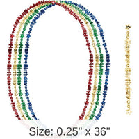 48/Case Bulk Happy Birthday Necklaces