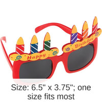 12/Case Bulk Birthday Cake Glasses