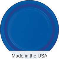 96/Case Bulk Cobalt Blue Value Friendly Dessert Plates