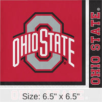240/Case Bulk Ohio State Buckeyes Luncheon Napkins