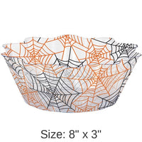 12/Case Bulk Spiderwebs Fluted Bowls