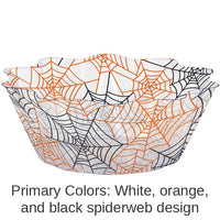 12/Case Bulk Spiderwebs Fluted Bowls