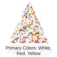 48/Case Bulk Confetti Sprinkles Party Hats