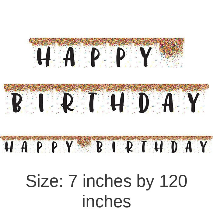 12/Case Bulk Confetti Sprinkles Party Banners
