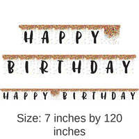 12/Case Bulk Confetti Sprinkles Party Banners