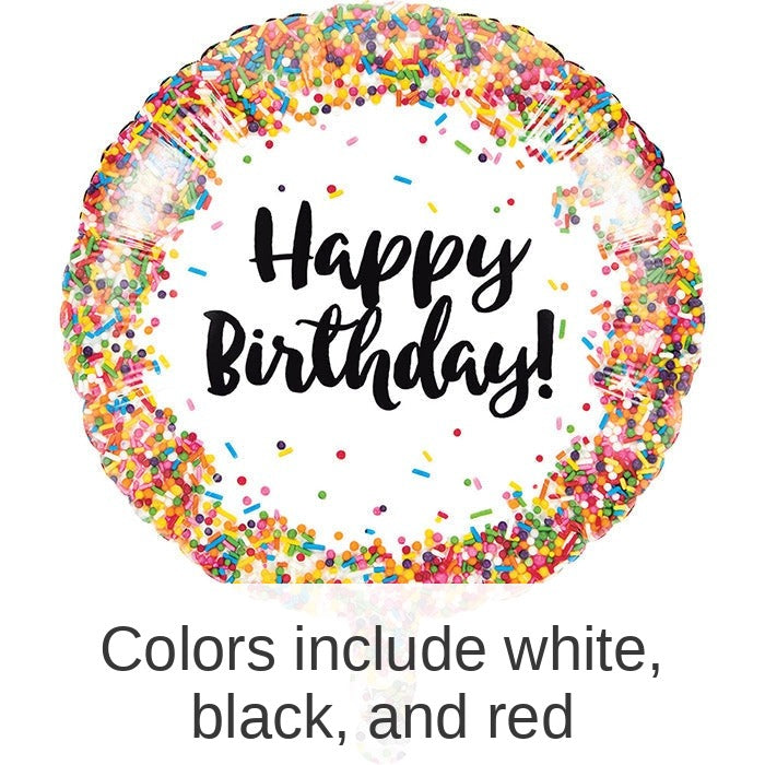 10/Case Bulk Confetti Sprinkles Mylar Balloons