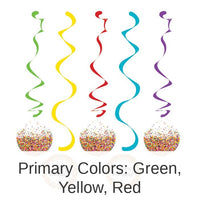 30/Case Bulk Confetti Sprinkles Dizzy Danglers