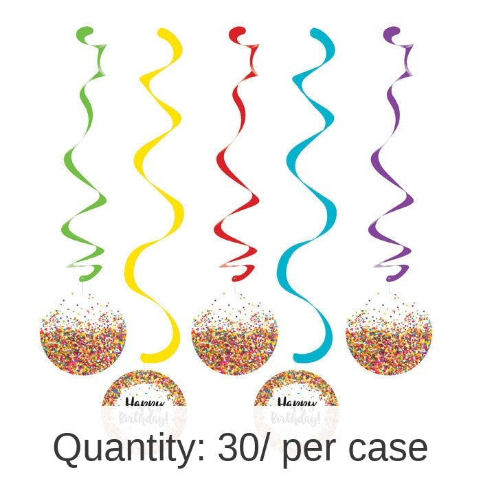 30/Case Bulk Confetti Sprinkles Dizzy Danglers