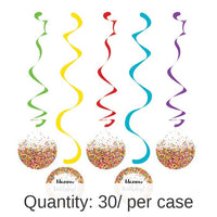 30/Case Bulk Confetti Sprinkles Dizzy Danglers