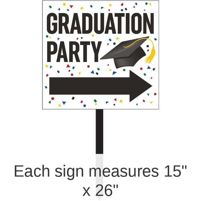 6/Case Bulk Graduation Yard Signs