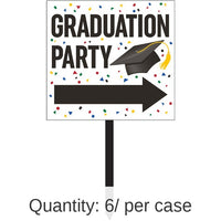 6/Case Bulk Graduation Yard Signs