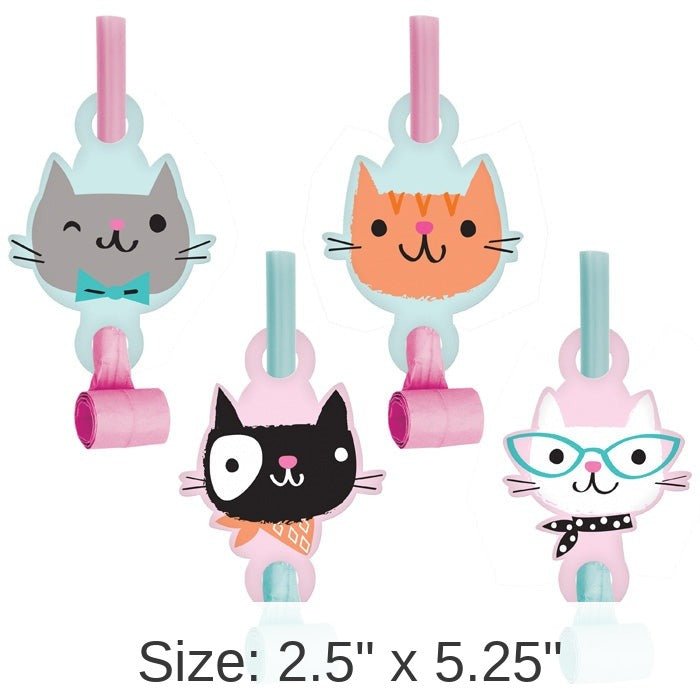 48/Case Bulk Purr-fect Cat Party Blowers