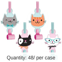 48/Case Bulk Purr-fect Cat Party Blowers
