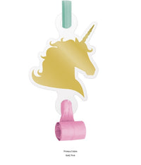 48/Case Bulk Sparkle Unicorn Party Blowers