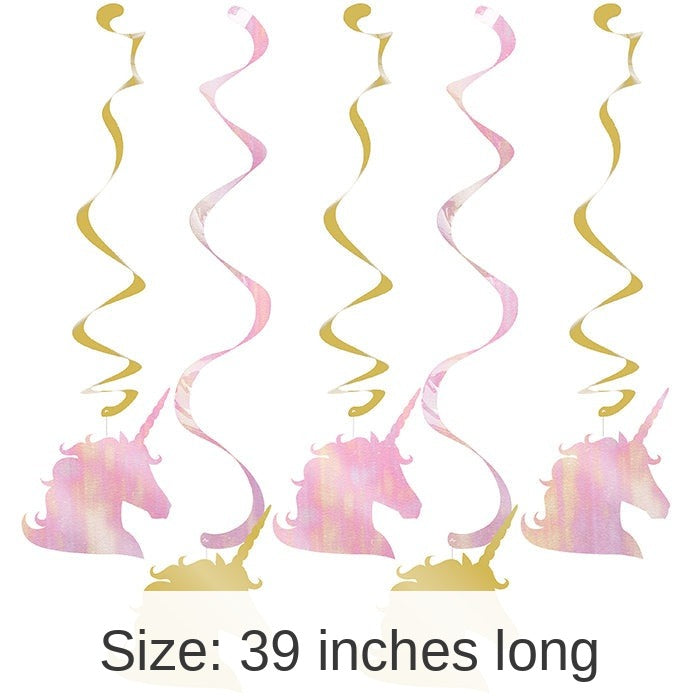 30/Case Bulk Sparkle Unicorn Dizzy Danglers