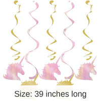 30/Case Bulk Sparkle Unicorn Dizzy Danglers