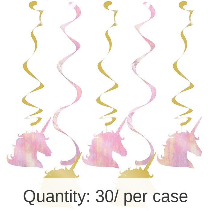 30/Case Bulk Sparkle Unicorn Dizzy Danglers