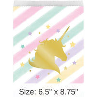 120/Case Bulk Sparkle Unicorn Treat Bags