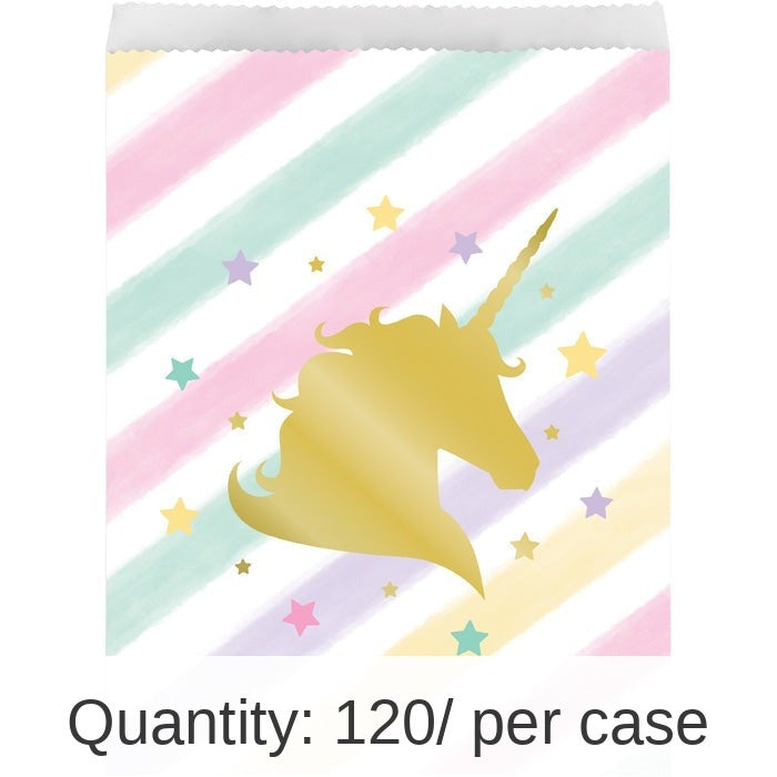 120/Case Bulk Sparkle Unicorn Treat Bags
