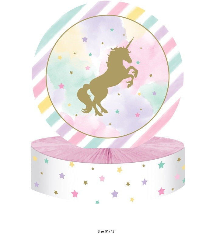 6/Case Bulk Sparkle Unicorn Centerpieces