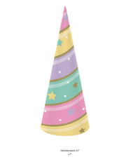 48/Case Bulk Sparkle Unicorn Horn Hats