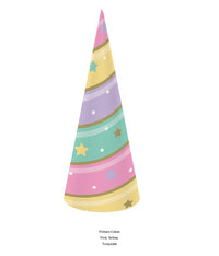 48/Case Bulk Sparkle Unicorn Horn Hats