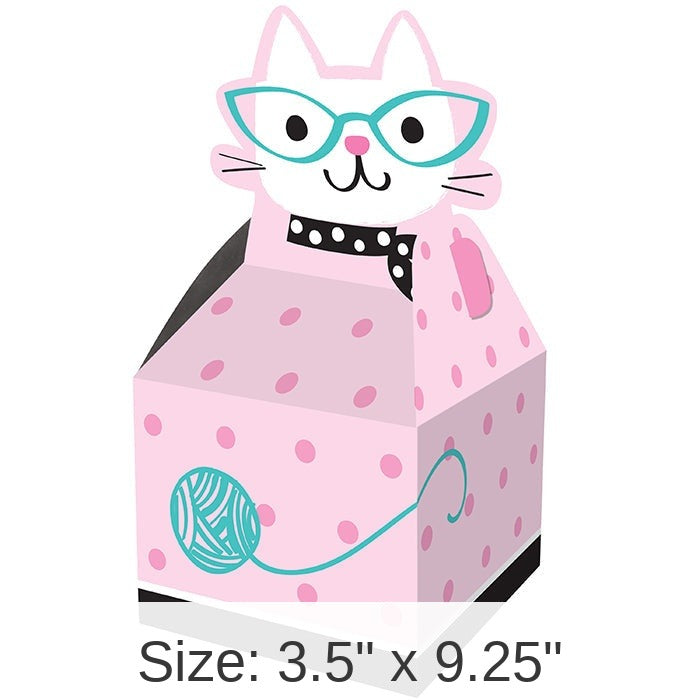 48/Case Bulk Purr-fect Cat Party Favor Boxes