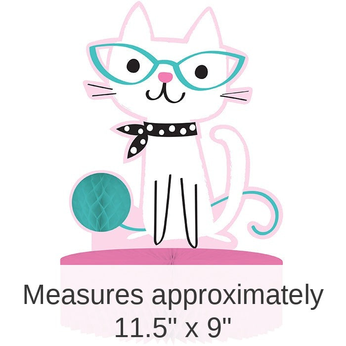6/Case Bulk Purr-fect Cat Party Centerpieces