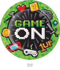 96/Case Bulk Video Games Party Dinner Plates
