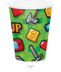 96/Case Bulk Video Games Party 9 oz Cups