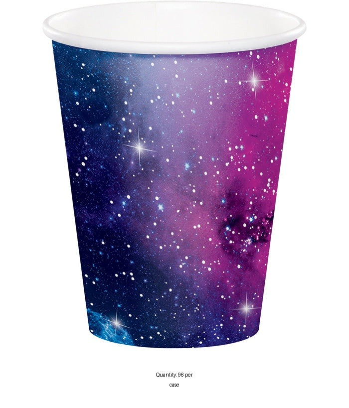 96/Case Bulk Galaxy Party 9 oz Cups