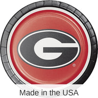 96/Case Bulk Georgia Bulldogs Dinner Plates