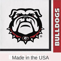 240/Case Bulk Georgia Bulldogs Luncheon Napkins