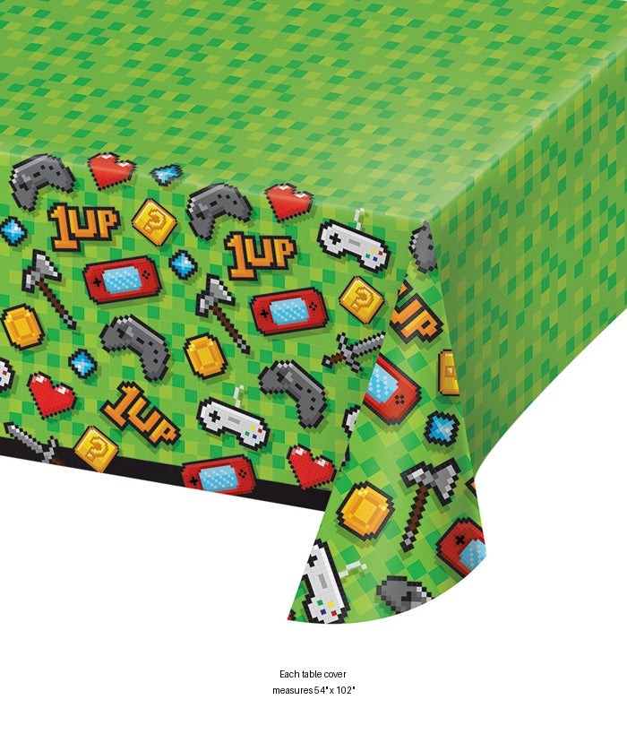6/Case Bulk Video Games Party Plastic Table Covers