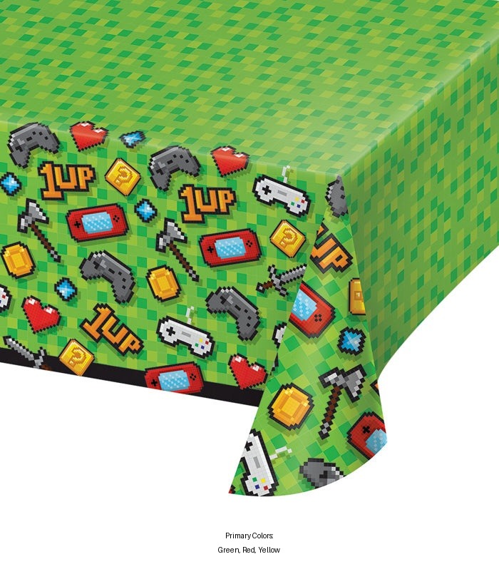 6/Case Bulk Video Games Party Plastic Table Covers
